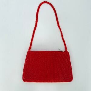 Bijoux Terner Red Beaded Purse